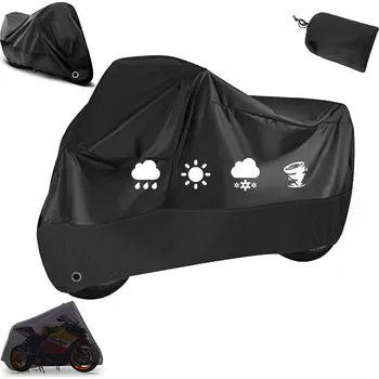 VODĚODOLNÁ PLACHTA / KRYT NA MOTORKU, SKÚTR, KOLO S PŘEZKOU, VELKÁ, 245x105 cm