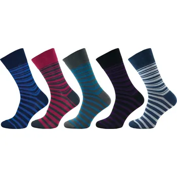 Dámské ponožky Ponožky NOVIA COMFORT 1014 | 5 párů Velikost: 25-26 (38-39)