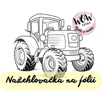 Nažehlovačky na fólii Nažehlovačka na fólii, TRAKTOR, 23,5x19,4 cm /ks