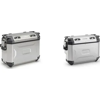 Motodoplněk KAPPA boční kufry 48L MONOKEY CAM SIDE KVG48A KVOYAGER hliníkové pravý / levý barva stříbrná (KAPPA boční kufry 48L MONOKEY CAM SIDE KVG48A KVOYAGER hliníkové pravý / levý barva stříbrná)