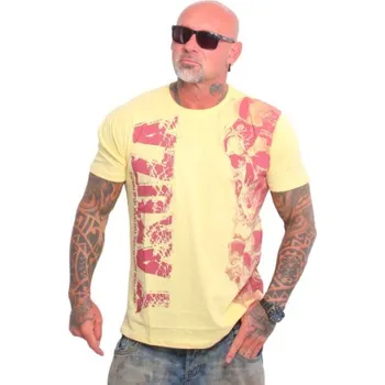Pánské tričko Yakuza Ink. - triko Mout 26005 žluté Barva: Žlutá, Vel: 2XL