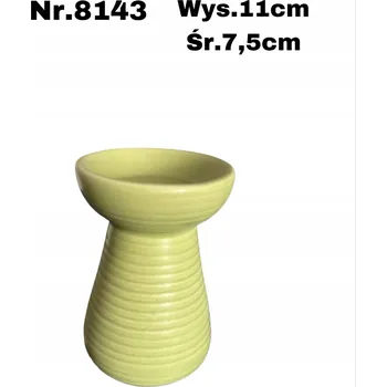 Svícen Svícen ve tvaru houby na jednu svíčku béžový 7,5x11 cm