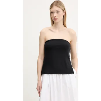 Top Abercrombie & Fitch černá barva, KI139-5414 KI139.5414.900 99X, vel. XXS