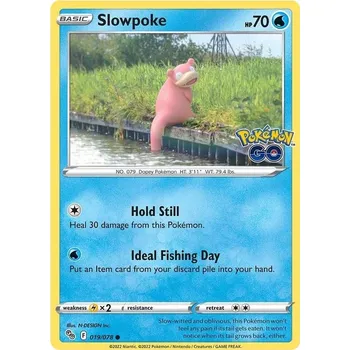 Karetní hra Slowpoke 019/078 - Pokémon GO Typ karty: Reverse Holo