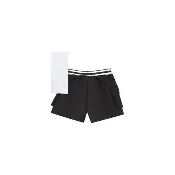 Kojenecká souprava Karl Lagerfeld Kids Sada T-shirt a šortky Z30502 M Černá Regular Fit 9M