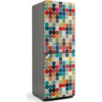 Fototapeta Samolepicí Samolepicí bez bublin na ledničku, barevná, oválná