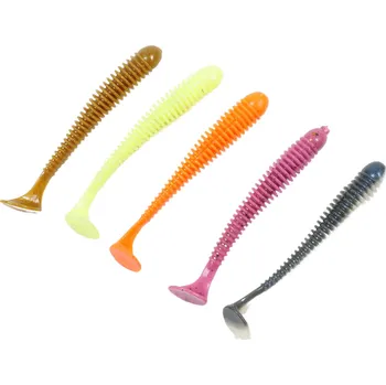 Umělá nástraha Crazy Fish Vibro Worm 8,5cm Mix 94 (5ks)