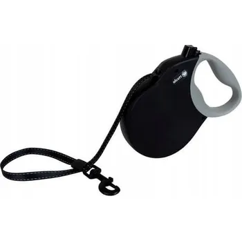 Vodítko pro psa Alcott Expedition 7,5 m Černá dlouhá samonavíjecí vodítko pro psy, černá L