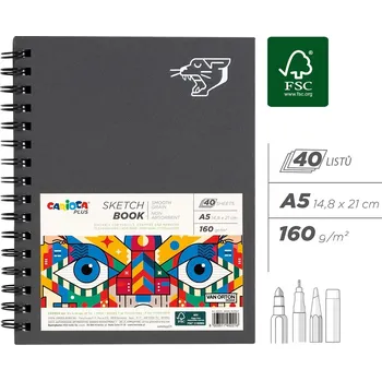 Carioca PLUS skicovací blok A5 - 40 listů