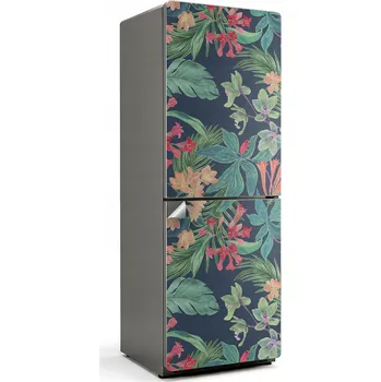 Fototapeta Samolepicí samolepka na ledničku Snadná Aplikace Květinový tropický vzor