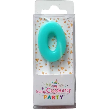 Dortová svíčka ScrapCooking Svíčka na dort modrá 0