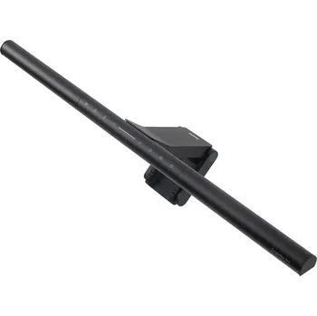 Lampička BenQ ScreenBar Pro černá Klipová lampička, na monitor, LED, 8,5W, 2700–6500K, stmívatelná, automatická regulace jasu, USB-C, černá 9H.W4KWT.ES1