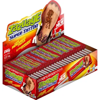 Bonbon Zazuage jahodové lízátko 10,8g /50ks/