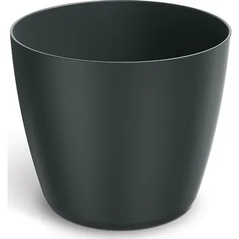 Plastový květináč REGULAS šedý, varianta 17,8 cm