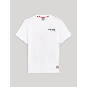 Pánské tričko Celio Tričko Marvel - Iron Man 1140885 Bílá S
