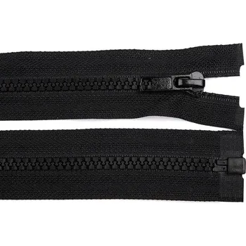 Zip Kostěný zip No 5 délka 110 cm bundový Varianta: 332 černá, Balení: 1 ks