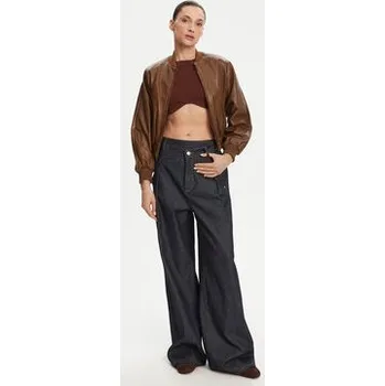 Pánská casual bunda Serge Pariente Kožená bunda Gaia Hnědá Regular Fit S