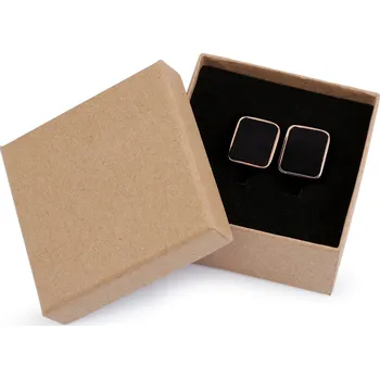 Manžetový knoflíček Manžetové knoflíky v dárkové krabičce, barva 4 růžové zlato mat