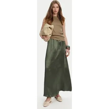 Dámská sukně Max Mara Leisure Trapézová sukně Nuevo 2516101028 Zelená Regular Fit 38