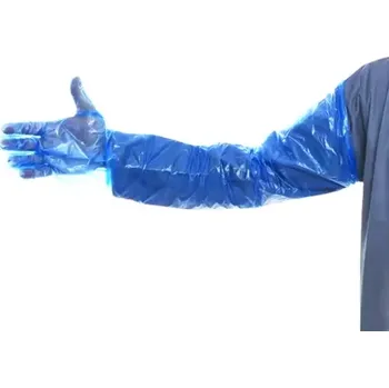 Přeprava dětí Kruuse KRU-RVET Veterinární rukavice modré 100 KS 90 cm