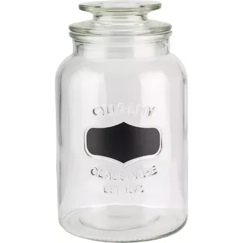 Dóza na potraviny APS Skladovací sklo, objem: 1,50 litru, výška: 210 mm, průměr: 120 mm