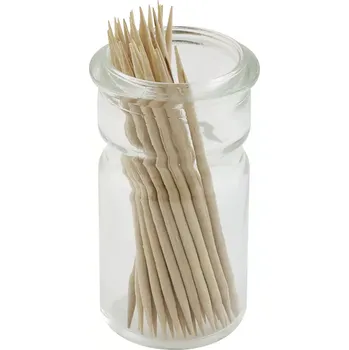 Dóza na potraviny APS náhradní sklo na zubní špejle, výška: 63 mm, délka: 32 mm, šířka: 32 mm