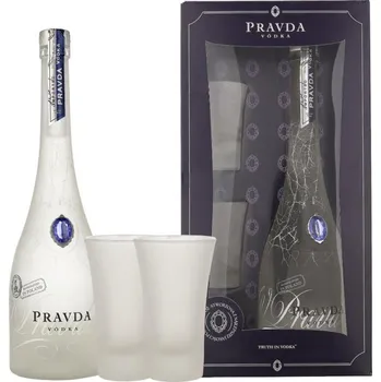 Vodka Vodka Pravda 0,7l 40% +2panáky