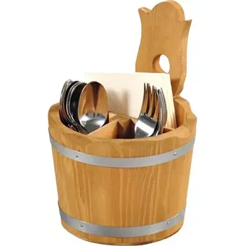Příborník do zásuvky Stojánek na příbory Kesper 20x14 cm, dřevěný