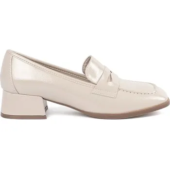 Dámské polobotky Sergio Leone Originální dámské polobotky světle béžové na širokém podpatku 36