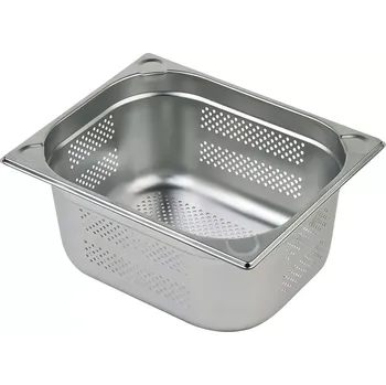 Dóza na potraviny Nerezová gastronádoba APS GN 1/1 děrovaná, hloubka: 40 mm, objem: 5 l