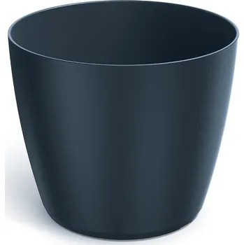 Plastový květináč REGULAS antracitý, varianta 17,8 cm