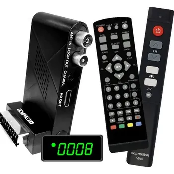 Set top box DI-WAY SENIOR 2020 Mini DVB-T2 H.265 + Ovladač SENIOR Stick 4722U22SENST