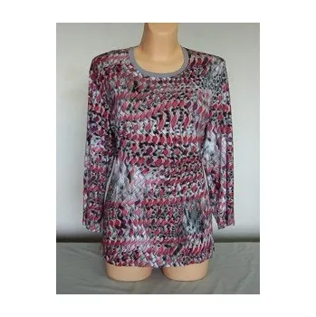 Dámská tunika Halenka STUJI, Barva Jako na obrázku, Velikost XXL50, Materiál 96% Viskoza 4% Lycra