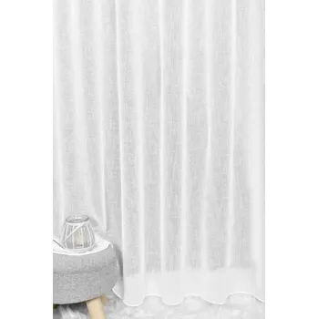 Záclona Záclona markizeta plain, Reindrop s olůvkem metráž, bílá