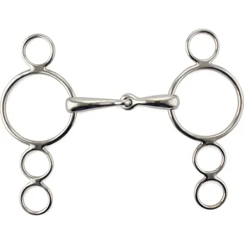 Udidlo pro koně Umbria Equitazione Udidlo sněhulák jednou lomené Umbria Equitazione, pony 10,5 cm