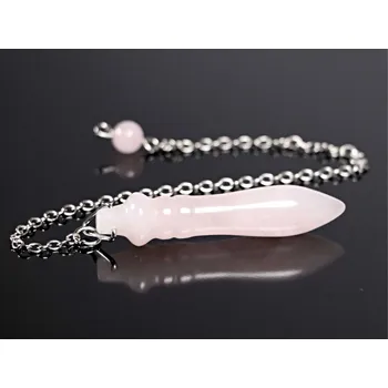 Přívěsek Magieprirody.cz Kyvadlo Růženín s řetízkem 40 mm #ZB262