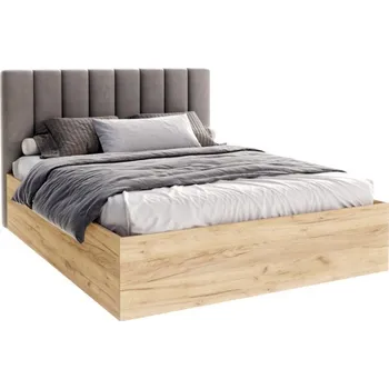 Postel Čalouněná postel GRENADA 180x200 cm se zdvižným roštem grafit