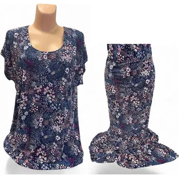 Dámský kostýmek Kostým MONETKA, Barva Modrá, Velikost 38 - na zakázku, Materiál 98% Polyester 2% Lycra