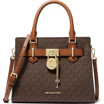 Kabelka Michael Kors Hamilton Small Logo Satchel Brown