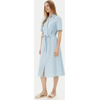 Dámské šaty Pieces Košilové šaty Pia 17152063 Modrá Regular Fit L