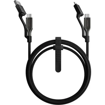 Datový kabel Nomad Kevlar Universal 240W kabel USB-C/USB-C, USB-A, MicroUSB (1,5m) černý