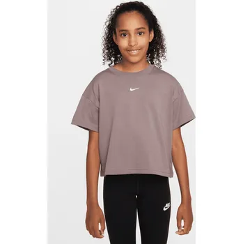 Pánské tričko Nike Sportswear Essential tréninkové tričko - 0 - hnědá - M