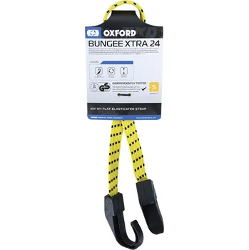 Motodoplněk OXFORD popruh pro upevnění zavazadel (expandér) model BUNGEE 16mm X 600mm/24 barva žlutá (OXFORD popruh pro upevnění zavazadel (expandér) model BUNGEE 16mm X 600mm/24 barva žlutá)