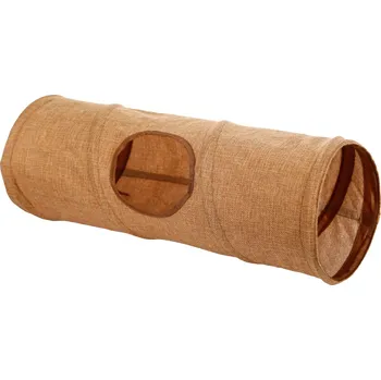 hračka pro malé zvíře Kerbl Pet lněný tunel pro malá zvířata - Ø 18 x D 50 cm