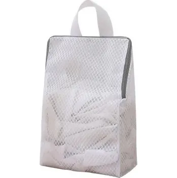 Vylepšený prací pytel na prádlo 30x20x8 cm Jemná síťovina Opakovaně použitelný sáček na ponožky spodní prádlo podprsenky a úložný prostor