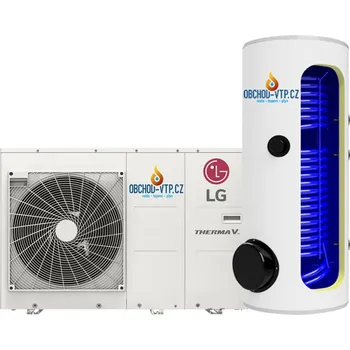 Tepelné čerpadlo Tepelné čerpadlo LG ThermaV, 5 kW + TUV 200l Monoblok R32 s montáží na klíč HM051MR.U44-KLIC-TUV