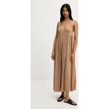 Dámské šaty Šaty Answear.LAB 7351.tos béžová 80X, vel. L