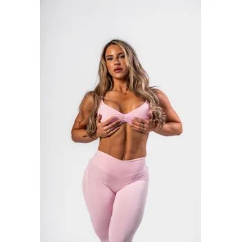 NEBBIA Sportovní podprsenka STRONG BEAUTY růžová S