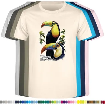 detske-levne-bavlnene-tricko-potisk-tukan-obrovsky Barva: Natural - přírodní, Dětská bavlněná trička JHK: L