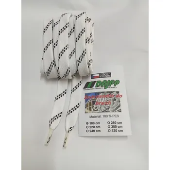 Tkaničky do bot DAJPP Bílo- černá délka tkaniček: 180